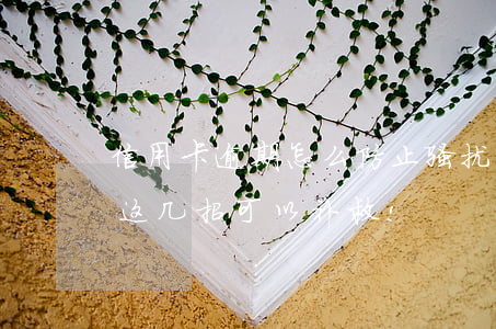 信用卡逾期怎么防止骚扰(信用卡逾期?不要慌,这几招可以补救!)
