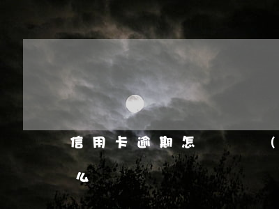 信用卡逾期怎樣彌補(bǔ)(信用卡 逾期怎么辦)