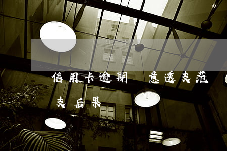 信用卡逾期惡意透支范圍(銀行信用卡惡意透支后果)