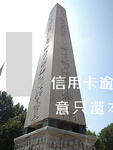 信用卡逾期想要只還本金(信用卡逾期銀行同意只還本金)