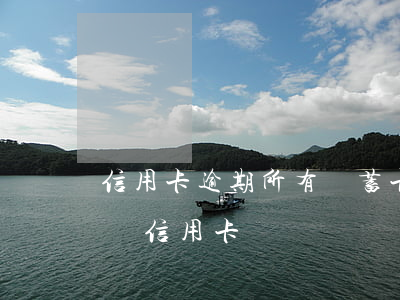 信用卡逾期所有儲蓄卡都不能用 有逾期不能辦信用卡