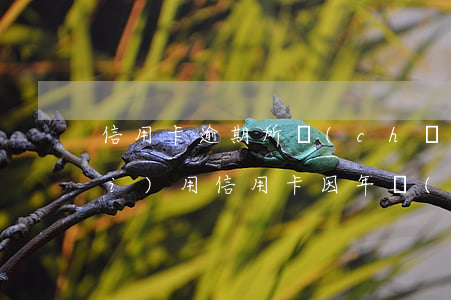 信用卡逾期所產(chǎn)生的費(fèi)用(信用卡因年費(fèi)產(chǎn)生的逾期)
