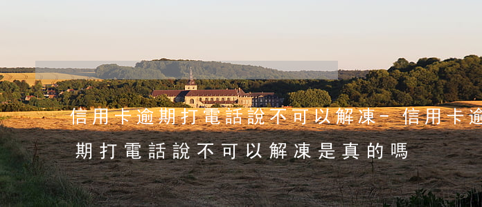 信用卡逾期打電話說不可以解凍-信用卡逾期打電話說不可以解凍是真的嗎