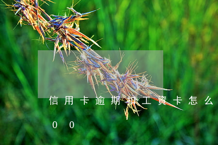 信用卡逾期扣工資卡怎么辦（信用卡逾期扣500）