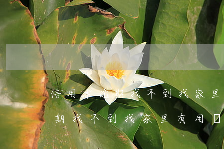 信用卡逾期找不到找家里有用嗎-信用卡逾期找不到找家里有用嗎有影響嗎