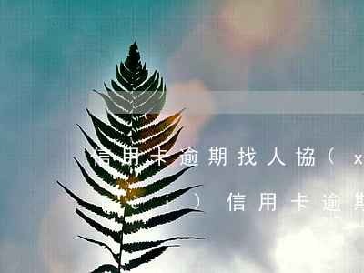 信用卡逾期找人協(xié)商怎么收費(fèi)(信用卡逾期找律師協(xié)商需要多少錢)