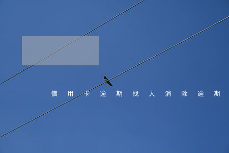 信用卡逾期找人消除 逾期可以找人消除嗎