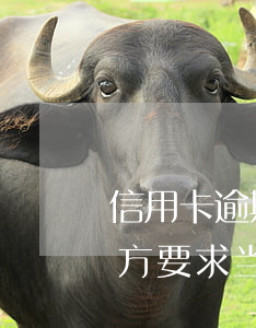 信用卡逾期找别人和银行协商(欠信用卡第三方要求当面协商能去吗)