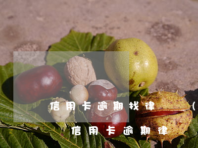 信用卡逾期找律師協(xié)商需要多少錢(信用卡逾期律師費(fèi)一般是多少錢)