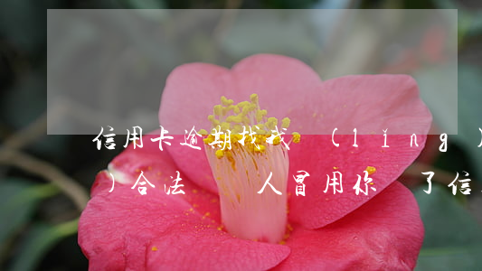信用卡逾期找我領(lǐng)導(dǎo)合法嗎(別人冒用你辦了信用卡逾期了)