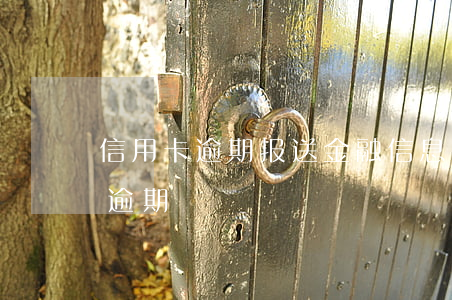 信用卡逾期报送金融信息(银行会报案信用卡逾期)
