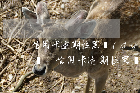 信用卡逾期拉黑對(duì)家人有什么影響-信用卡逾期拉黑對(duì)家人有什么影響嗎