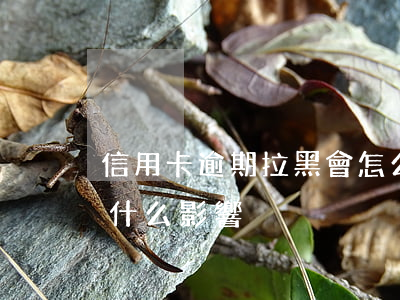 信用卡逾期拉黑會怎么樣(信用卡逾期拉黑有什么影響)