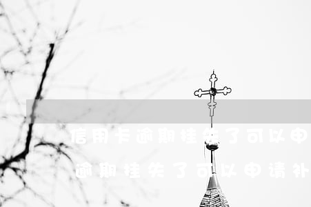 信用卡逾期挂失了可以申请补卡吗-信用卡逾期挂失了可以申请补卡吗