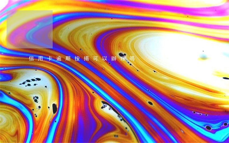 信用卡逾期按揭可以辦理嗎