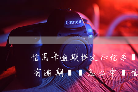 信用卡逾期提交征信系統(tǒng)(征信有逾期記錄怎么申請信用卡)
