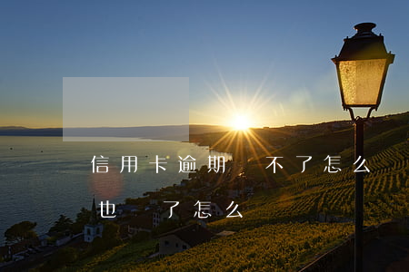 信用卡逾期換不了怎么辦(信用卡逾期了電話也換了怎么辦)