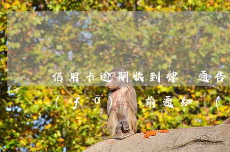 信用卡 逾期 收到 律師 通告（信用卡逾期郵箱發(fā)訴前通知書(shū)）