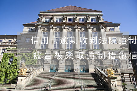 信用卡逾期收到法院強制執(zhí)行書(被告被采取強制措施信用卡逾期)