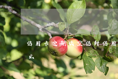 信用卡逾期收空信封 信用卡逾期收空信封怎么辦