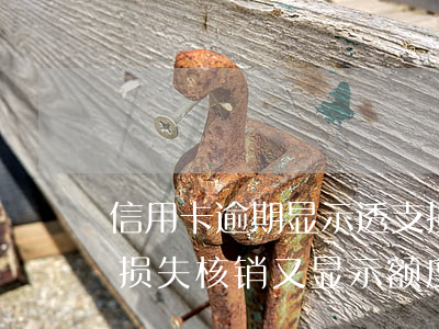 信用卡逾期显示透支损失核销(兴业银行透支损失核销又显示额度)