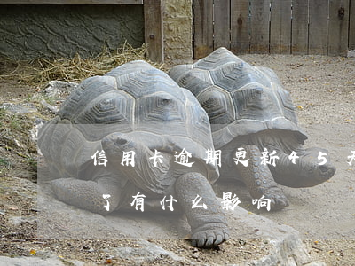 信用卡逾期更新45天(我信用卡逾期40天了有什么影响)