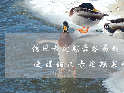 信用卡逾期最容易起訴嗎 法院會(huì)受理信用卡逾期案件嗎