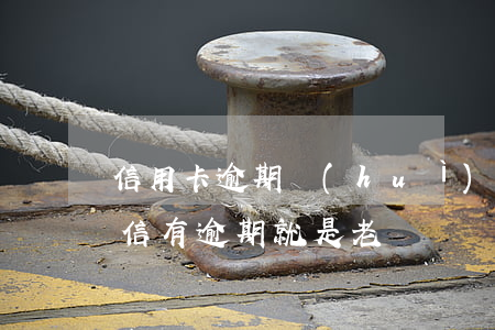 信用卡逾期會(huì)上征信成老賴嗎(征信有逾期就是老賴嗎)