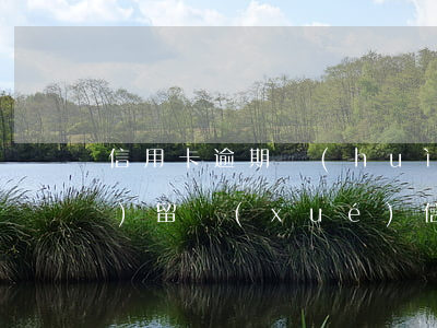 信用卡逾期會(huì)影響出國(guó)留學(xué)(信用卡逾期會(huì)影響出國(guó)留學(xué)嗎)