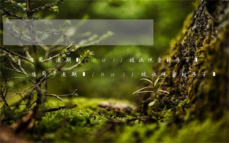 信用卡逾期會(huì)被法院查封房子嗎（信用卡逾期會(huì)被法院查封房子嗎）