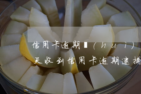 信用卡逾期會(huì)通知拘留之前(我今天收到信用卡逾期逮捕通知書)
