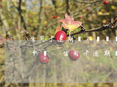 信用卡逾期會不會對聯(lián)系人有影響-信用卡逾期會不會對聯(lián)系人有影響呢