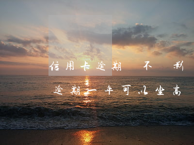 信用卡逾期會不會影響坐高鐵(支付寶信用卡逾期一年可以坐高鐵嗎?)