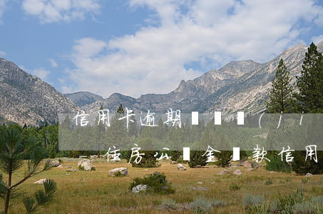 信用卡逾期會凍結(jié)公積金提取嗎-住房公積金貸款信用卡逾期