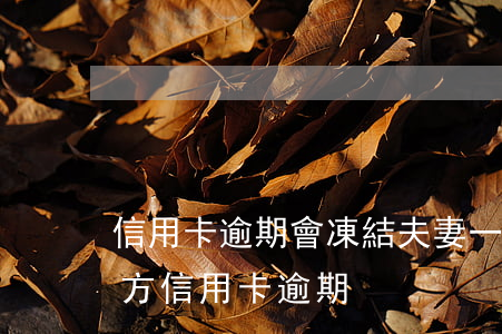 信用卡逾期會凍結夫妻一方財產嗎(夫妻有一方信用卡逾期)