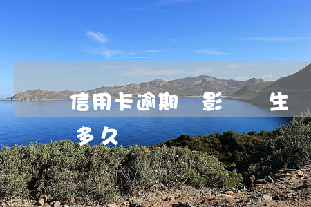 信用卡逾期會影響終生嗎(信用卡逾期會影響多久)