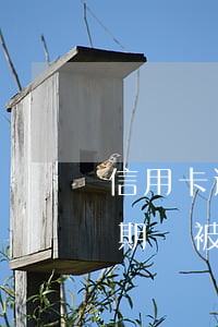 信用卡逾期會被定為失信的人嗎-信用卡逾期會被定為失信的人嗎知乎