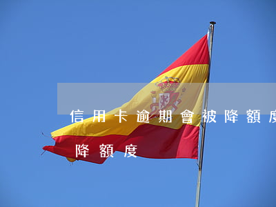信用卡逾期會被降額度(信用卡沒逾期怎么會降額度)