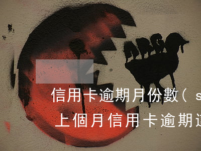 信用卡逾期月份數(shù)2月什么意思(上個月信用卡逾期這個月征信上顯示嗎)