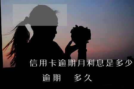 信用卡逾期月利息是多少天(你們的信用卡最長逾期過多久)