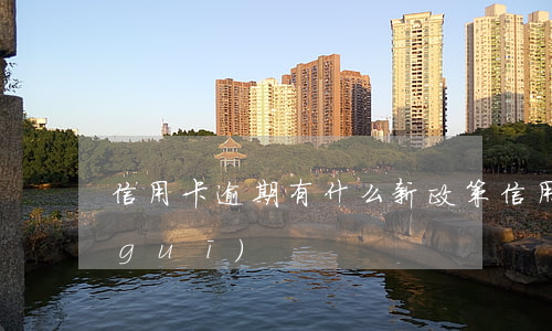 信用卡逾期有什么新政策(信用卡逾期新規(guī))