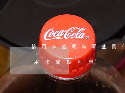 信用卡逾期有哪些費(fèi)用(各銀行信用卡逾期利息)