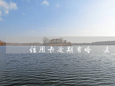 信用卡逾期有啥辦法還(信用卡逾期有啥辦法還)