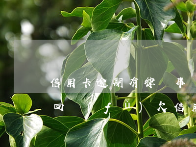信用卡逾期有律師事務(wù)所找我怎么回復(fù)(欠信用卡律師來找是什么情況)