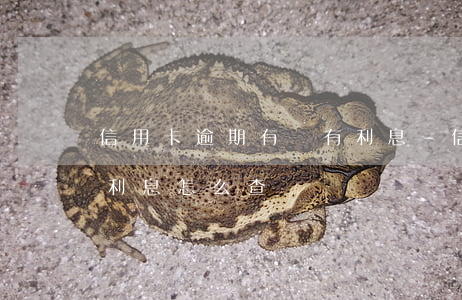 信用卡逾期有沒有利息-信用卡逾期有沒有利息怎么查