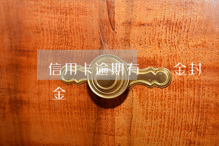 信用卡逾期有滯納金封頂嗎(信用卡 逾期 滯納金)