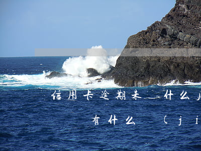 信用卡逾期未還什么后果(信用卡逾期長期不還會有什么結(jié)果)