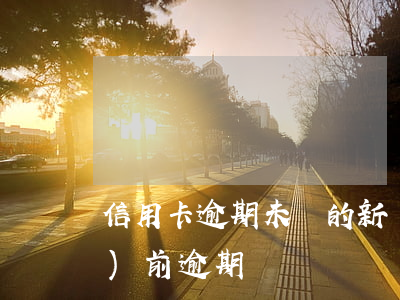 信用卡逾期未還的新聞(信用卡當(dāng)前逾期)