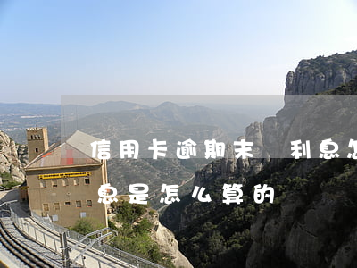 信用卡逾期末還利息怎么算(信用卡的逾期利息是怎么算的)