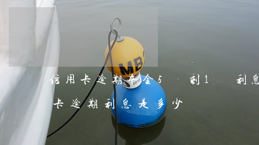 信用卡逾期本金5萬剩1萬利息(五萬元信用卡逾期利息是多少)